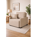 Ver imagem 1 de Poltrona Reclinável Retrátil Tecido Linho Conforto Total