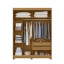 Ver imagem 6 de Conjunto Quarto Casal Guarda-Roupa com Espelho e Escrivaninha com Espelho Capricho Espresso Móveis