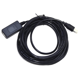Cabo Extensor Usb 2.0 Cabo 10 Metros Am+fm Preto Amplificado - 4