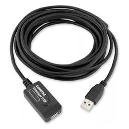 Cabo Extensor Usb 2.0 Cabo 10 Metros Am+fm Preto Amplificado - 2
