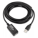 Ver imagem 2 de Cabo Extensor Usb 2.0 Cabo 10 Metros Am+fm Preto Amplificado