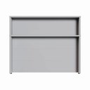 Ver imagem 6 de Balcão Atendimento 120 Cm Recepção Alto Escritório F5 Office Cor:cinza