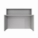Ver imagem 5 de Balcão Atendimento 120 Cm Recepção Alto Escritório F5 Office Cor:cinza
