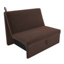Ver imagem 4 de Sofá-Cama Villa Monte Claro 2 Lugares Suede Marrom