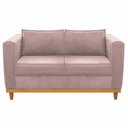Ver imagem 6 de Kit Sofá 2 Lugares e 2 Poltronas Europa Linho Rosê AM Decor