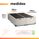 Ver imagem 3 de Cama Box com Baú Queen 1,58m Prince Branco