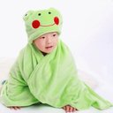 Ver imagem 2 de Manta Cobertor Toalha de Banho com Capuz para Bebê Criança Lorben Manto Bichinhos Fleece Macio