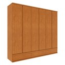 Ver imagem 2 de Guarda-Roupa Casal com 6 Portas e 3 Gavetas 270cm Multimóveis CR35488 Cinamomo