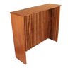 Balcão Aparador Painel Ripado 1,2m - Madeira Maciça - 1