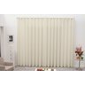 Cortina 5,00x2,60 Sala Quarto Cozinha Voil Forro Blackout:xadrez Areia - 5
