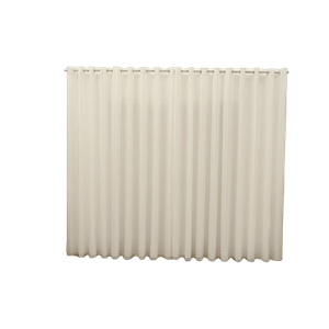 Cortina 5,00x2,60 Sala Quarto Cozinha Voil Forro Blackout:xadrez Areia