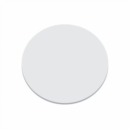 Disco Circular 60cm Branco Lustre Tampa Luminaria 2mmx60cm - 1