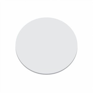 Disco Circular 60cm Branco Lustre Tampa Luminaria 2mmx60cm