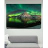 Quadro Decorativo Aurora Boreal Canvas 60x90 - Foto Paulista - 2