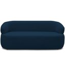 Ver imagem 5 de Sofá 2 Lugares Living Orgânico Sala de Estar 140cm Conka F05 Veludo Azul - Mpozenato