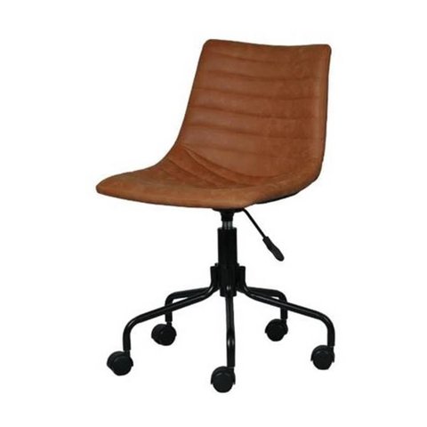 Cadeira Escritorio Karb Base Aço Cor Caramelo 83cm - 66371