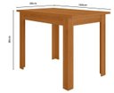 Ver imagem 3 de Conjunto de Mesa Bellagio com 4 Cadeiras Freijo/savana
