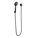 Ver imagem 2 de Duchinha Manual Abs Preto Redonda C/ Registro 1/4 de Volta