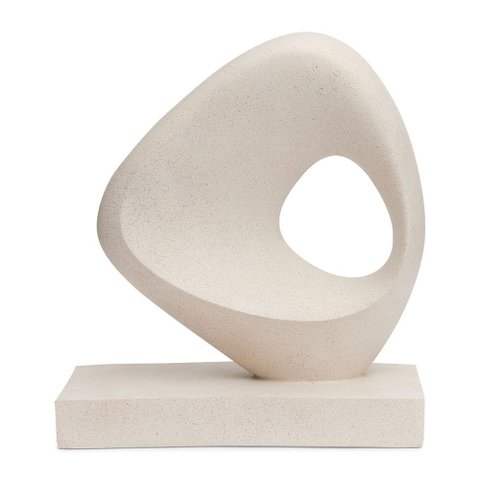 Escultura Decorativa Abstrata em Poliresina 33,5cm 21342 Mart
