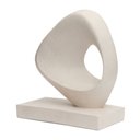 Ver imagem 2 de Escultura Decorativa Abstrata em Poliresina 33,5cm 21342 Mart