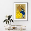 Ver imagem 1 de Quadro Decorativo Oxum e Ogum - 60x48cm:moldura Preta