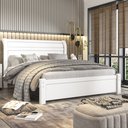 Ver imagem 1 de Cama Casal em MDF Madri Espresso Móveis Branco