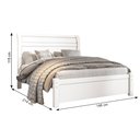 Ver imagem 3 de Cama Casal em MDF Madri Espresso Móveis Branco