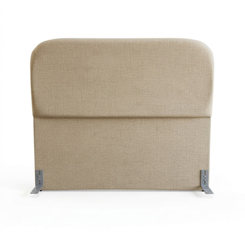 Cabeceira de Cama Box Casal 140cm Orgânica Areia - Linho