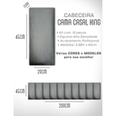 Ver imagem 6 de Kit 10 Cabeceiras de Cama Box Casal King Estofada Modulada 2,00mx45cm