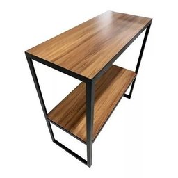 Aparador Luxo Industrial Prateleira Madeira e Ferro Premium 80cm - 2