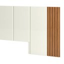 Ver imagem 3 de Cabeceira de Madeira para Cama Box Casal 300cm 100% MDF TW185 Off White/Freijó - Dalla Costa