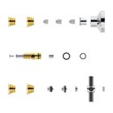 Ver imagem 1 de Kit Completo de Reparos para Registros 13 em 1 Censi com Acabamento C-37 Cromado Cromado 30054