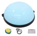 Ver imagem 3 de Meia Bola Suiça 58cm Bosu Balance Ball Pilates Yoga Pvc Hm-37475 - Azul