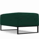 Ver imagem 6 de Puff Decorativo Sala De Estar Cléo 90cm Base De Ferro Preto W01 Bouclê Verde - Lyam Decor