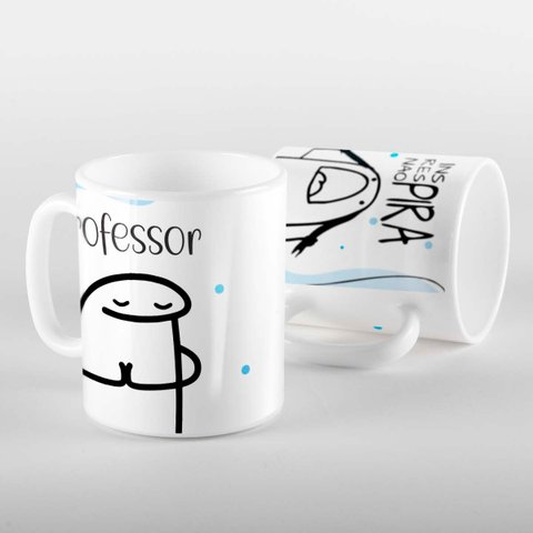 Caneca Flork Professor Inspira Respira Não Pira