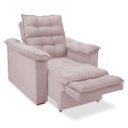 Ver imagem 2 de Poltrona do Papai Confortável Reclinável e Retrátil:rose