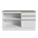 Ver imagem 6 de Armário Gabinete para Banheiro 140cm 2 Portas 3 Gavetas Branco Madesa