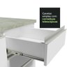 Armário Gabinete para Banheiro 140cm 2 Portas 3 Gavetas Branco Madesa - 9