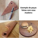 Ver imagem 3 de Bloco madeira bruta maciça para artesanato tábua de corte PLaca de artesanato