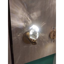 Arandela Cristal Lapidado Dourado Led 5w 3000k Bivolt Sindora - 2