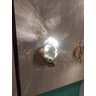 Arandela Cristal Lapidado Dourado Led 5w 3000k Bivolt Sindora - 2