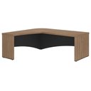 Ver imagem 7 de Mesa para Escritório em L Esquerdo 200x180cm Atria Executiva A02 Nogal Preto - Lyam Decor