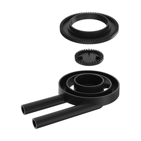 Queimador Duplo Completo Fogão Industrial Ferro N01 17,4cm