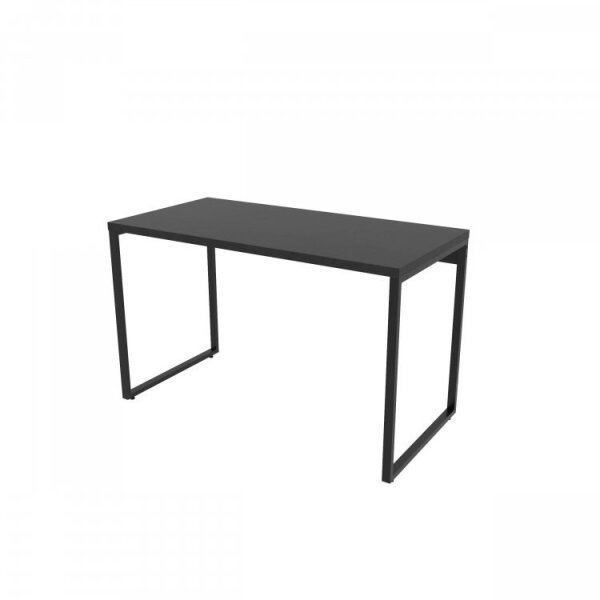 Conjunto Home Office com Mesa para Escritório 120cm e Estante Multiuso Kuadra Espresso Móveis - 4