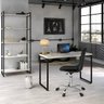 Kit 2 Peças com Mesa para Escritório 120cm e Estante Multiuso Kuadra - 1