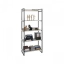 Ver imagem 5 de Kit 2 Peças com Mesa para Escritório 120cm e Estante Multiuso Kuadra