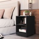Ver imagem 2 de Mesa de Cabeceira Decore Preto - Vrk Comercio On-Line