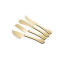 Ver imagem 1 de CONJUNTO COM 4 FACAS PARA QUEIJO POSITANO DOURADA