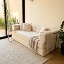 Ver imagem 4 de Sofá Loft na Caixa a Vácuo Moderno 3 Lugares 190cm Compacto Bouclê - Montanari's Decor