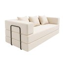 Ver imagem 1 de Sofá Loft na Caixa a Vácuo Moderno 3 Lugares 190cm Compacto Bouclê - Montanari's Decor